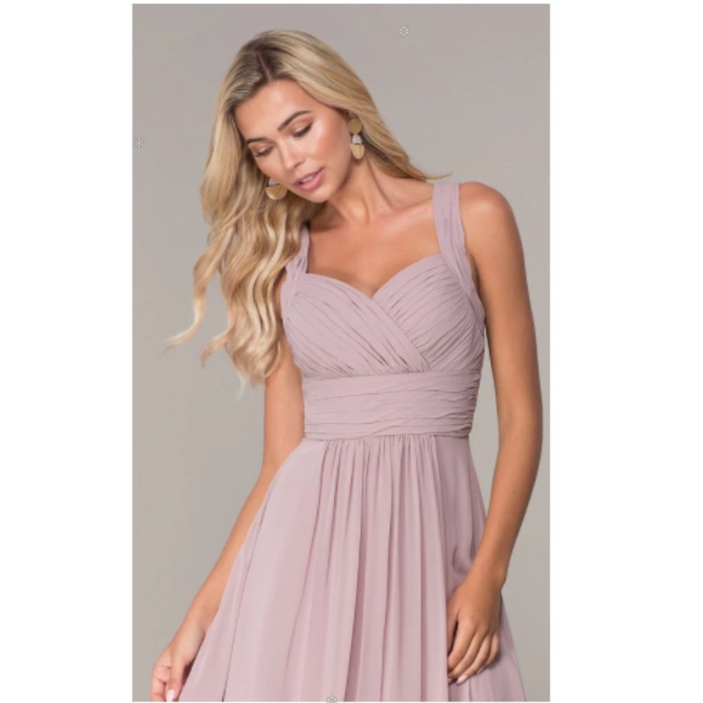 Pink Chiffon Maxi Dress - Picture 5 of 11